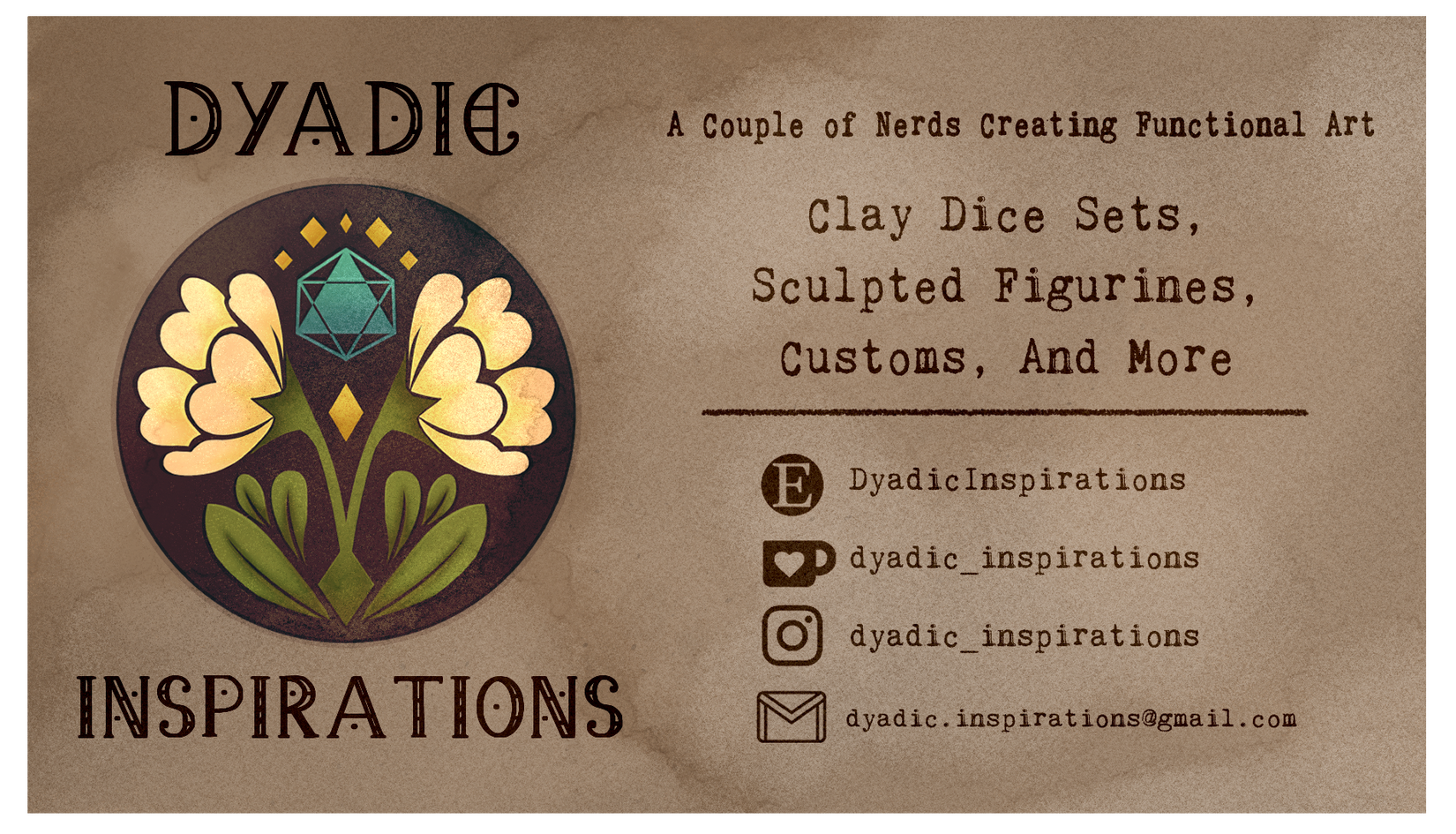 Dyadic Inspirations: Business Card